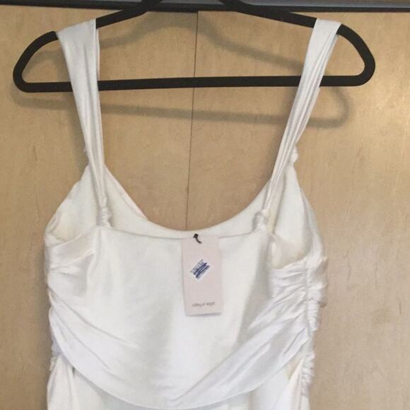 Cinq a Sept Amina Satin Twist Sheath Dress - Picture 9 of 12